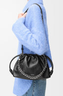 LOEWE FLAMENCO PURSE DEERSKIN BLACK