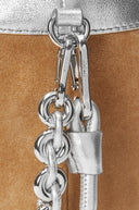 LOEWE LAMINATED FLAMENCO PURSE METALLIC