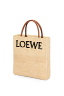 LOEWE A4 LOGO TOTE BAG RAFFIA