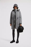 MONCLER BONREPOS LONG 3-IN-ONE DOWN JACKET GREY