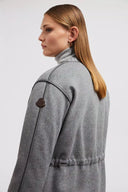 MONCLER BONREPOS LONG 3-IN-ONE DOWN JACKET GREY