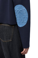 LOEWE CROPPED ANAGRAM PULL BLUE