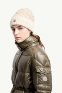 MONCLER CAVETTAZ HOODED LONG DOWN KHAKI