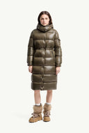 MONCLER CAVETTAZ HOODED LONG DOWN KHAKI