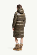 MONCLER CAVETTAZ HOODED LONG DOWN KHAKI