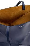 LOEWE PUZZLE FOLD TOTE BAG ABYSS BLUE