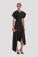 VICTORIA BECKHAM DORIAN CLUTCH EAST-WEST BROWN