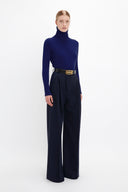 VICTORIA BECKHAM TURTLENECK PULL NAVY