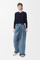 LOEWE CARDIGAN NAVY BLUE