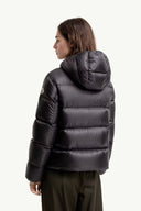 MONCLER FELIFULE SHORT HOODED DOWN JACKET BLACK