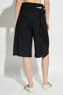 CHLOĖ BELTED SHORT BLACK