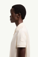 MONCLER OVSD GROSGRAIN POLO ECRU