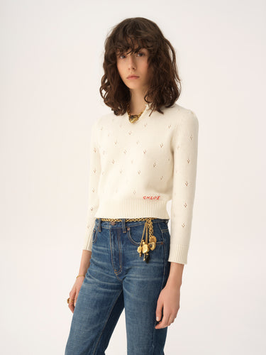 CHLOÉ KNIT ECRU – mania-k webshop