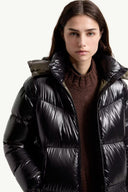 MONCLER HARFANG LONG DONW JACKET BLACK