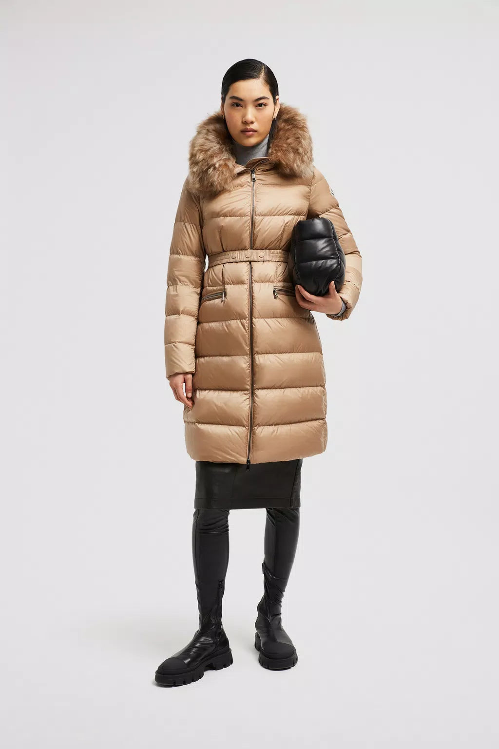 MONCLER BOEDIC LONG DOWN JACKET BEIGE – mania-k webshop