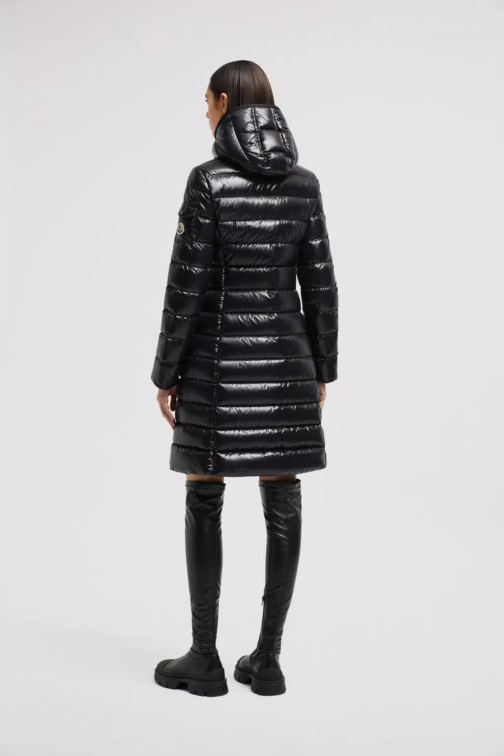 MONCLER MOKA LONG DOWN JACKET BLACK – mania-k webshop