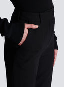 BALMAIN FLARED TROUSER WITH CREASES BLACK