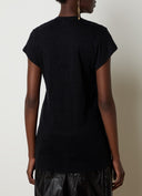 ISABEL MARANT ÉTOILE ZANKOU V-NECK T-SHIRT BLACK
