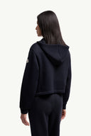 MONCLER KNIT ACCENT CARDIGAN DARK BLUE