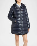 MONCLER COURCELLES LONG DOWN JACKET DARK BLUE