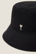 AMI PARIS AMI DE COEUR BUCKET HAT BLACK