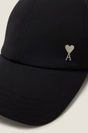 AMI PARIS AMI DE COEUR CAP BLACK