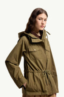 MONCLER SERIN HOODED PARKA KHAKI