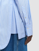 JOSEPH RANYA STRIPED SHIRT BLUE
