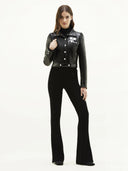 COURRÈGES REEDTION VINYL JACKET BLACK