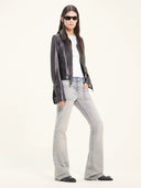 COURRÈGES ICONIC LEATHER JACKET BLACK