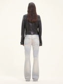 COURRÈGES ICONIC LEATHER JACKET BLACK