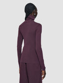 JOSPEH TURTLENECK SILK MARASCHINO