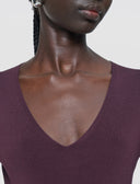 JOSEPH V-NECK PULL MARASCHINO