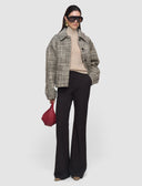 JOSEPH TAFIRA TROUSER COCOA
