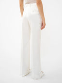 CHLOÉ WIDE LEG TROUSER WHITE