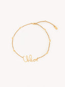 CHLOÉ LOGO NECKLACE VINTAGE GOLD