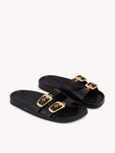 CHLOÉ POLLY SLIDES BLACK