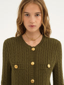 CHLOÉ LOGO NECKLACE VINTAGE GOLD