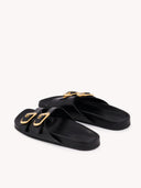 CHLOÉ POLLY SLIDES BLACK