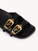 CHLOÉ POLLY SLIDES BLACK