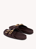 CHLOÉ POLLY SLIDES STORMY RED