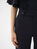 CHLOÉ SIGNATURE STRAIGHT TROUSER ABYSS BLUE