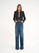 CHLOÉ WIDE LEG DENIM NIGHT BLUE