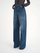 CHLOÉ WIDE LEG DENIM NIGHT BLUE