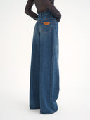 CHLOÉ WIDE LEG DENIM NIGHT BLUE