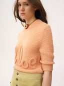 CHLOÉ LOGO KNIT PEACH