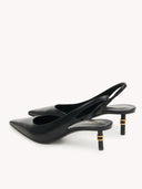 CHLOÉ MARCIE SLING BACK PUMP BLACK