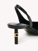 CHLOÉ MARCIE SLING BACK PUMP BLACK