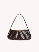 CHLOÉ THE 99 CROCO SHOULDER BAG KOHL BROWN