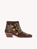 CHLOÉ SUSANNA ANKLE BOOTS CHOCOLATE BROWN
